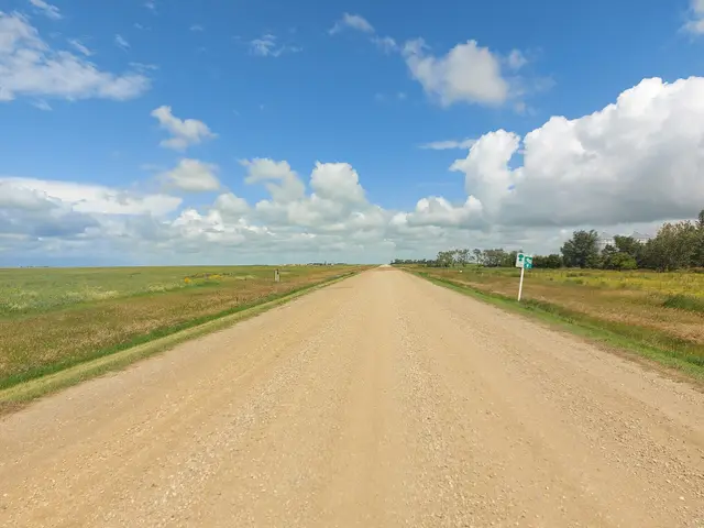 Gravel road north of Yellow Grass (Hwy 621)